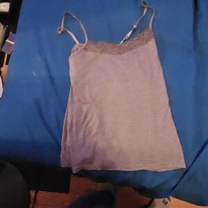 Six Lace Trim Cami Tops